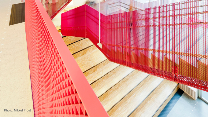 Mesterfjellet Skole staircase